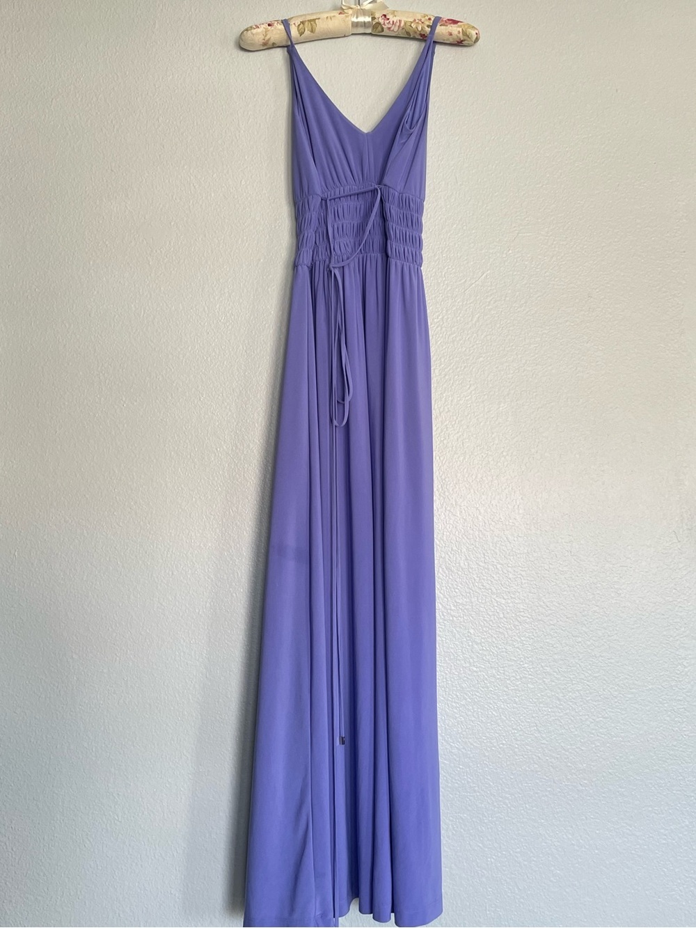 White House Black Market Periwinkle Sleeveless Maxi Dress - Size XXS - Picture 7 of 8